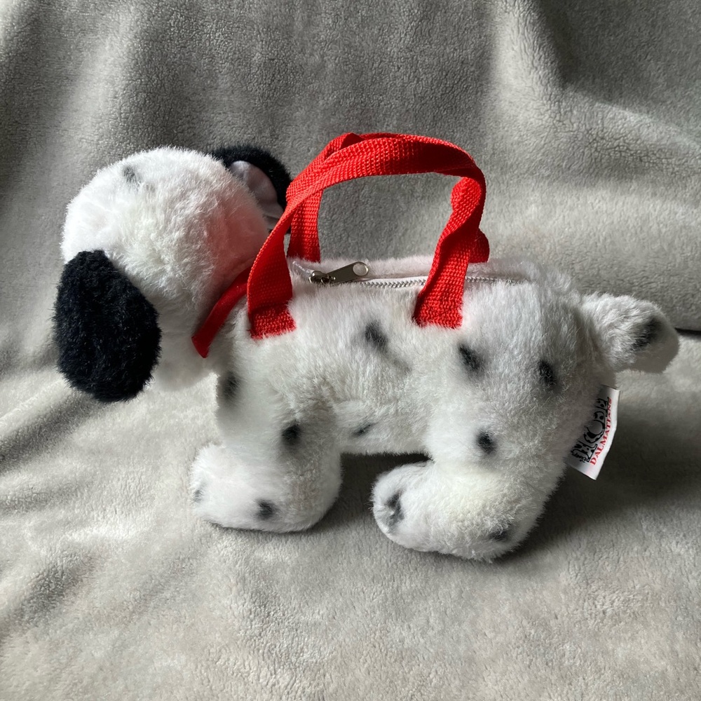 Vintage Disney Store 101 Dalmatians Puppy Dog Handbag Soft Plush Toy Bag - Picture 3 of 9